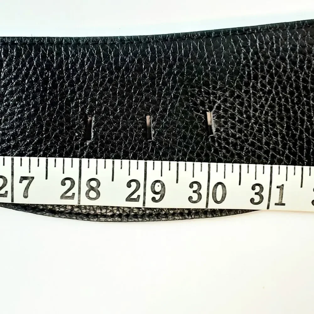 Express Compagnie Internationale Womens Genuine Grained Leather Fashion Belt M